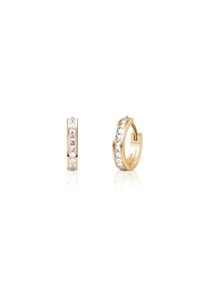 Savolinna Jewelry - Be Spiked Mini 18K Yellow Gold Diamond Hoop Earrings - Gold - OS - Moda Operandi - Gifts For Her