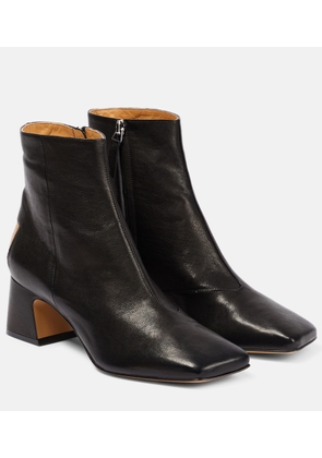 Maison Margiela Four-Stitch leather ankle boots