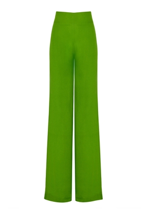 Silvia Tcherassi - Grotte High-Waisted Wide-Leg Pants - Green - M - Moda Operandi