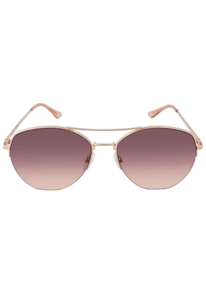 Calvin Klein Pink Gradient Pilot Ladies Sunglasses CK20121S 780 57