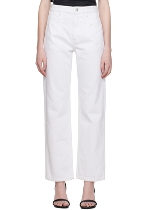 Isabel Marant White Nadege Jeans