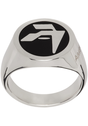 AMBUSH Silver Graphic Ring
