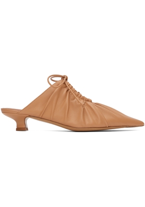 by Malene Birger Tan Masey Leather Mules