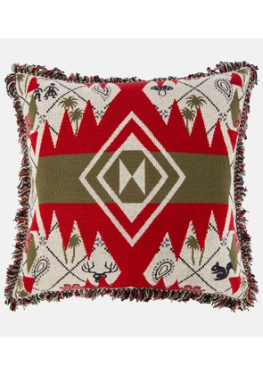 Alanui Icon wool-blend jacquard cushion