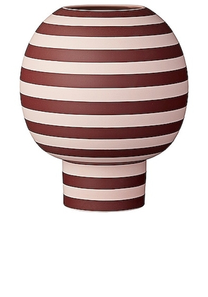 AYTM Varia Round Vase in Rose & Bordeaux - Pink. Size all.