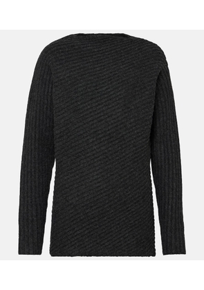Toteme Twisted rib-knit wool sweater