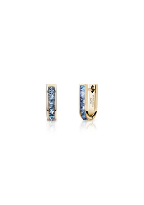 Savolinna Jewelry - Be Spiked 18K Yellow Gold Sapphire Huggie Earrings - Gold - OS - Moda Operandi - Gifts For Her