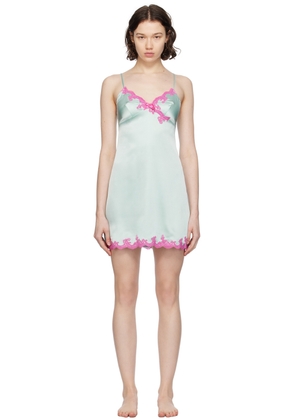 Agent Provocateur Green Molly Slip Dress