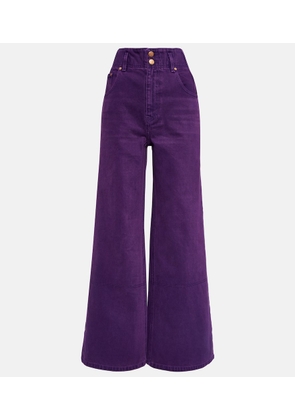 Ulla Johnson Margot high-rise wide-leg jeans