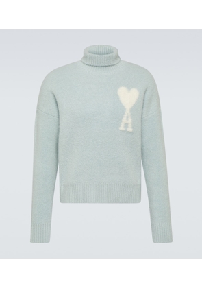 Ami Paris Ami De Cœur alpaca-blend turtleneck sweater