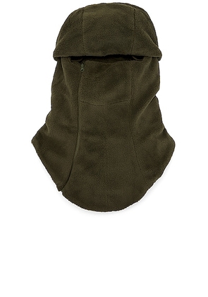 POST ARCHIVE FACTION (PAF) 5.1 Balaclava Right in OLIVE GREEN - Olive. Size all.