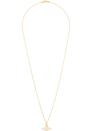 Vivienne Westwood Gold Thin Lines Flat Necklace