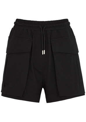 Dries Van Noten Heza Cotton Shorts - Black - L (UK14 / L)