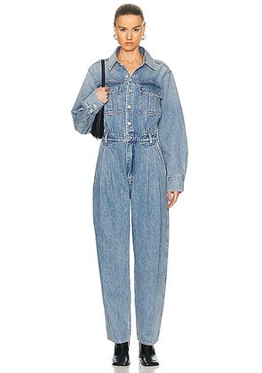 AGOLDE Silka Jumpsuit in Rival - Blue. Size M (also in XL).