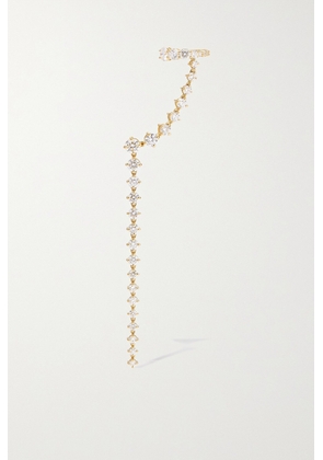 Melissa Kaye - Sadie Drop 18-karat Gold Diamond Single Earring - One size