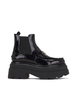 Alexander Wang Carter Platform Ankle Boot in Black. Size 38.5.