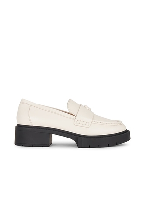 Coach Leah Loafer in White. Size 9.5.