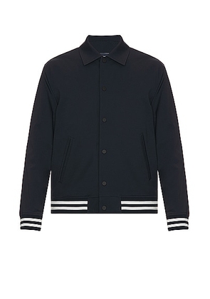 Theory Varsity Jacket in Navy - Navy. Size L (also in ).