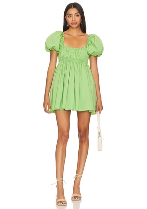 Camila Coelho Radleigh Mini Dress in Green. Size XS.
