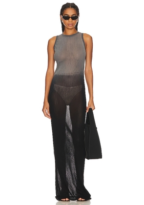 COTTON CITIZEN the Rio Maxi Dress in Charcoal. Size XS.