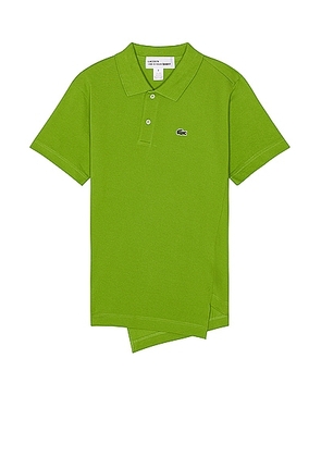 COMME des GARCONS SHIRT X Lacoste Polo in Green - Green. Size L (also in M, XL).