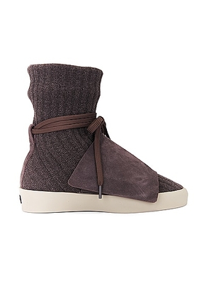 Fear of God Moc Knit Strap in Brown - Black. Size 40 (also in 41, 42, 44, 45).
