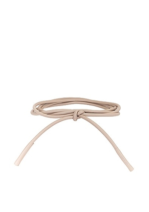 Fear of God Rope Belt in Taupe - Black. Size all.