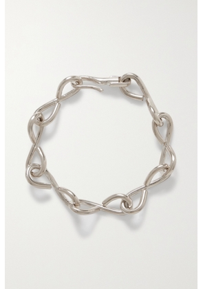 Loren Stewart - + Net Sustain Figure Eight Recycled Sterling Silver Bracelet - One size
