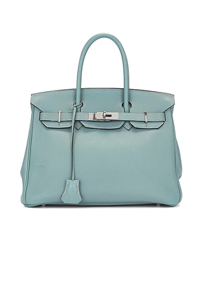 FWRD Renew Hermes Birkin 30 Handbag in Blue.