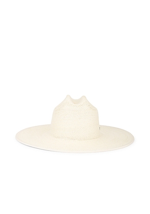Hemlock Hat Co Toluca Rancher Hat in Cream. Size M, XL.