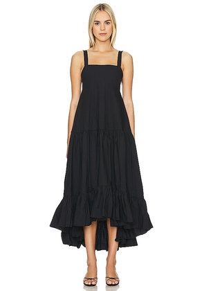 Azeeza Griffon Midi Dress in Black. Size S, XS.