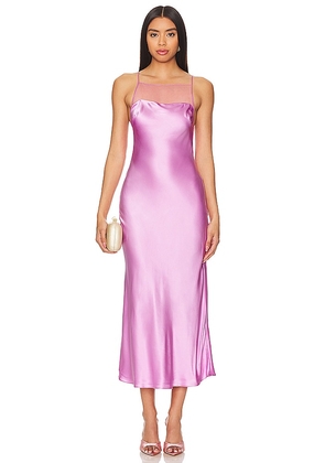 Amanda Uprichard Veronica Dress in Pink. Size M, S, XL, XS.