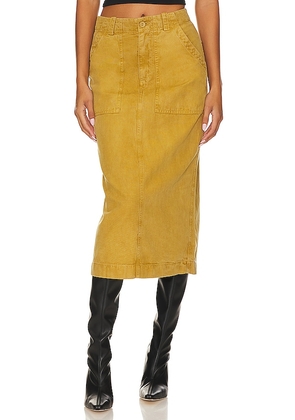 Joie Riya Skirt in Olive. Size 2, 4, 6, 8.