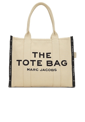 Marc Jacobs The Jacquard Large Tote Bag in Beige.