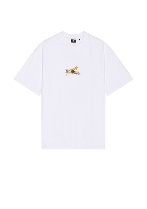 THRILLS Earthdrone Box Fit Oversize Tee in White. Size M, S, XL/1X.