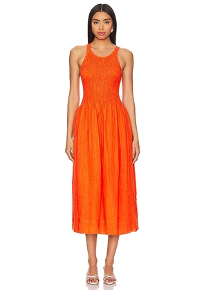Rue Sophie Ryani Dress in Orange. Size L, S, XS.