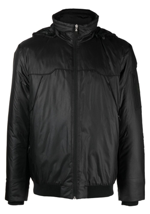 BOSS zipped hooded lightweight jacket - Black