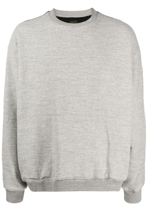 KAPITAL 12/ patchwork-design sweatshirt - Grey
