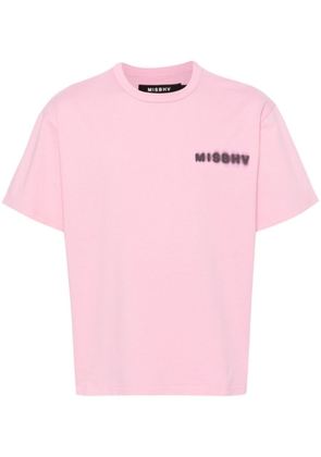 MISBHV logo-print cotton T-shirt - Pink