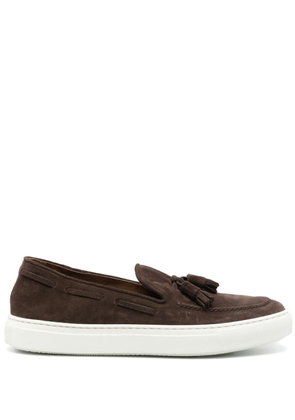 Fratelli Rossetti tassel-detail suede Boat shoes - Brown