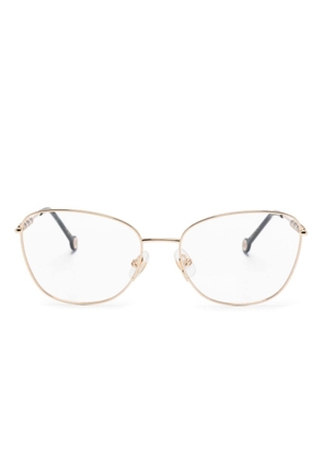 Carolina Herrera Her 0104 wayfarer-frame glasses - Gold