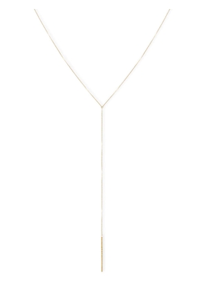 THE ALKEMISTRY 18kt recycled yellow gold Nude Shimmer lariat necklace