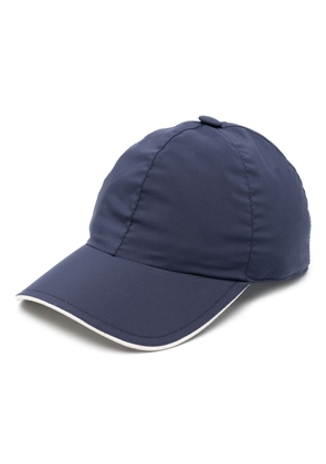 Fedeli contrasting-trim cap - Blue