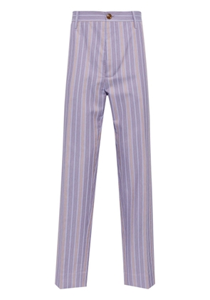 Vivienne Westwood Cruise striped trousers - Purple