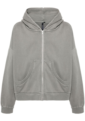 ENTIRE STUDIOS organic-cotton zip-up hoodie - Grey
