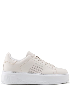 Woolrich logo-print lace-up sneakers - Neutrals