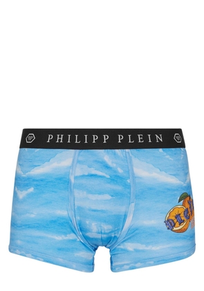 Philipp Plein Tutti Frutti tie-dye boxers - Blue