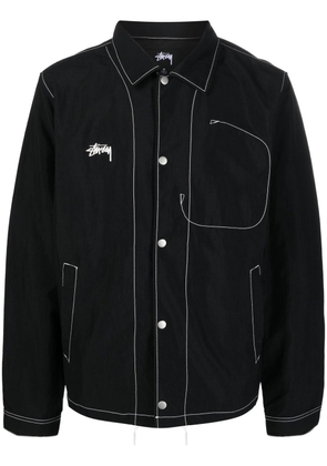 Stüssy long sleeve lightweight jacket - Black