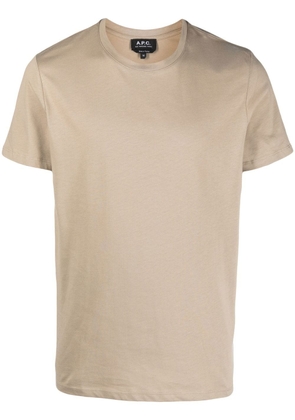 A.P.C. short-sleeved cotton T-shirt - Neutrals