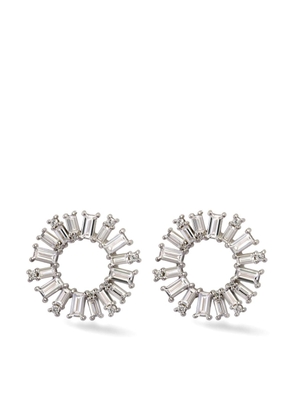 Lark & Berry sterling silver Big Bang sapphire earrings